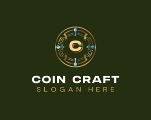 Crypto Currency Coin logo design