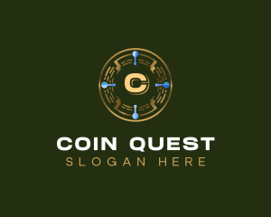 Crypto Currency Coin logo design