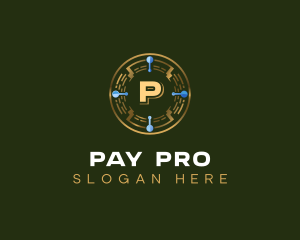 Salary - Crypto Currency Coin logo design