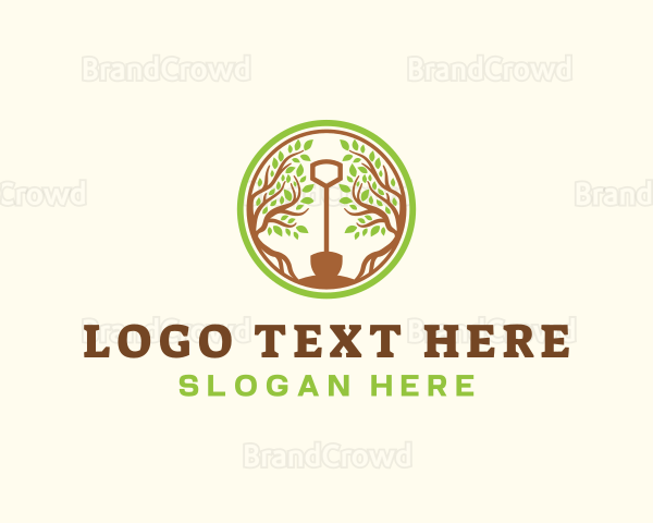 Shovel Tree Garden Logo