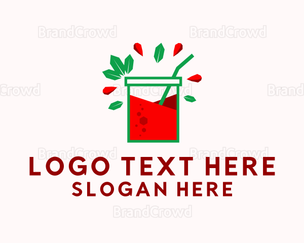 Geometric Red Coolers Logo