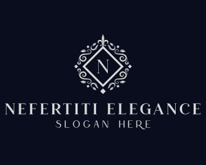 Floral Diamond Ornament logo design