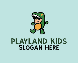 Dinosaur Baby Costume logo design