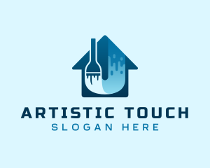 Home Paint Remodeling logo design