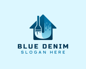 Home Paint Remodeling logo design