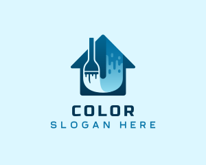 Home Paint Remodeling logo design