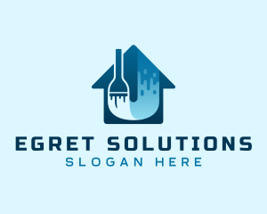 Home Paint Remodeling logo design