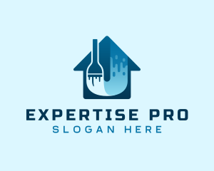 Home Paint Remodeling logo design