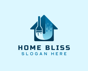 Home Paint Remodeling logo design