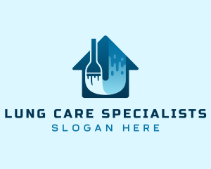 Home Paint Remodeling logo design