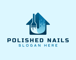 Home Paint Remodeling logo design