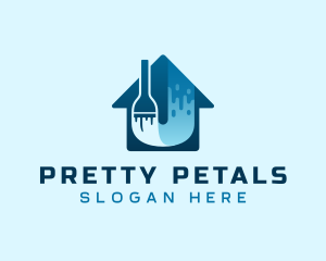 Home Paint Remodeling logo design