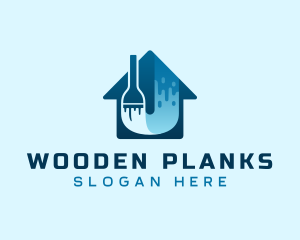 Home Paint Remodeling logo design