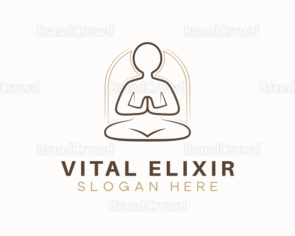 Yoga Meditate Relaxation Logo