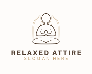 Yoga Meditate Relaxation logo design