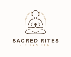 Ritual - Yoga Meditate Relaxation logo design