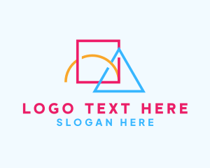 Shape - Colorful Geometric Shapes logo design