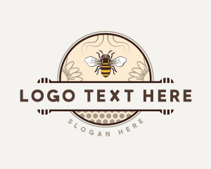 Hive - Bee Insect Hive logo design