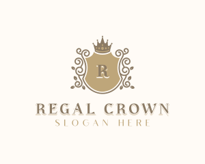 Royalty Wedding Event logo design