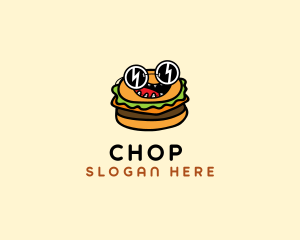 Eatery - Cool Sunglasses Burger logo design