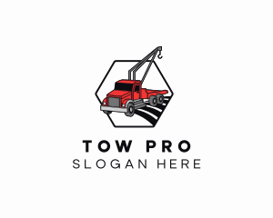 Tow - Automotive Tow Truck logo design