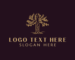 Counselling - Woman Tree Forestry logo design