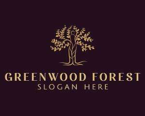 Forestry - Woman Tree Forestry logo design