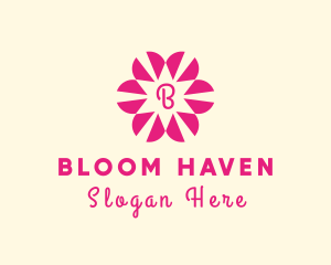 Flower Frame Garden Florist logo design