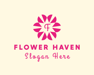 Flower Frame Garden Florist logo design