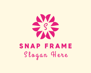 Flower Frame Garden Florist logo design