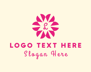 Yoga - Flower Frame Garden Florist logo design