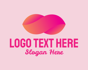 3d - 3D Pink Lips logo design