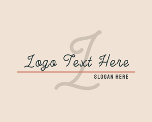Entrepreneur - Script Apparel Clothing logo design