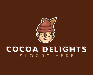 Ice Cream Boy logo design