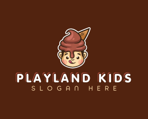 Ice Cream Boy logo design