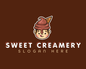 Ice Cream Boy logo design