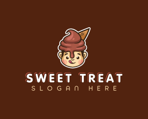 Ice Cream Boy logo design