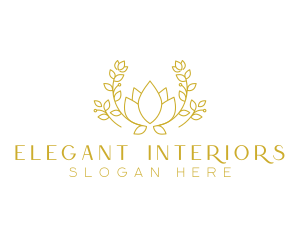 Floral Elegant Garden logo design