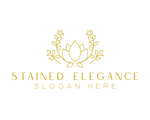 Floral Elegant Garden logo design