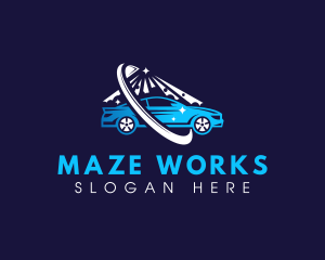 Car Wash Automobile  logo design