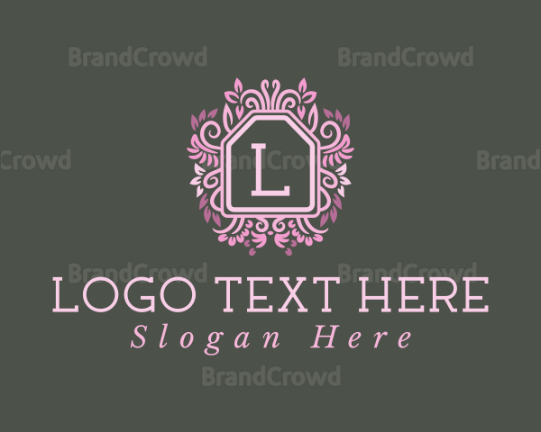 Pink Floral Arrangement Logo