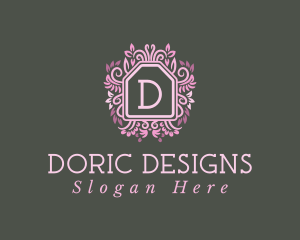 Pink Floral Arrangement logo design