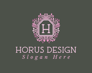 Pink Floral Arrangement logo design