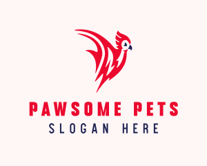 Pet Fire Bird logo design