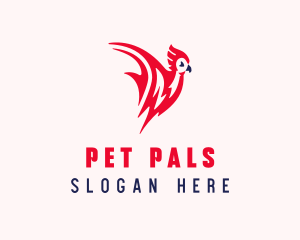 Pet Fire Bird logo design