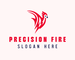 Pet Fire Bird logo design