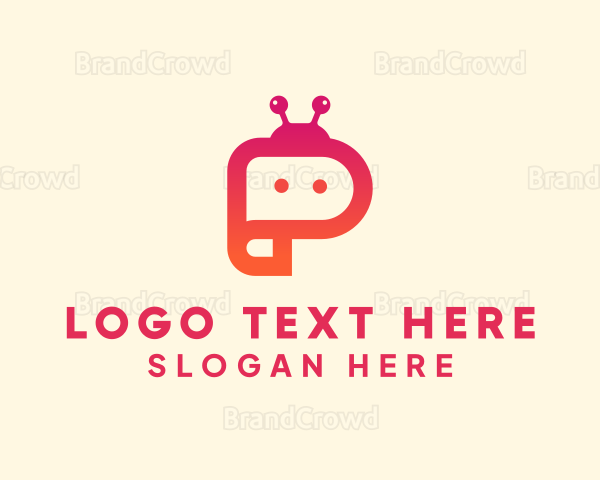 letter p logo app