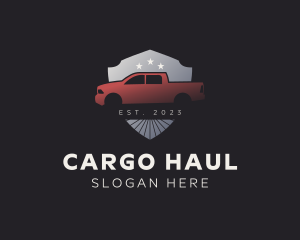 Star Shield Pickup Truck logo design