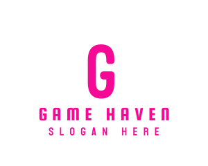 Pink Neon Gaming logo design