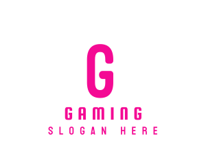 Pink Neon Gaming logo design